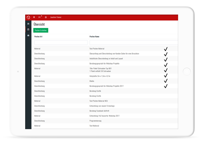 Arbeitszeiterfassung mit Excel-Export bei WorkinApp mit Protokollen